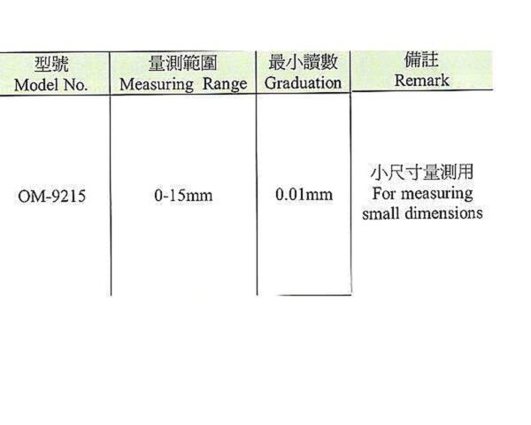 黑手專賣店 附發票 台灣外銷品牌 迷你型外徑測微器 外徑測量器 游標卡尺 外測分厘卡尺