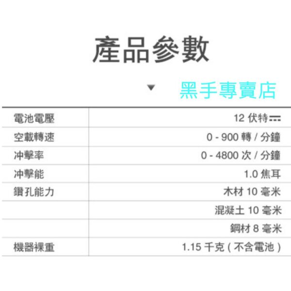 黑手專賣店 附發票 原廠保固 德國威克士 WORX WX382 12V鋰電電錘鑽 免出力四溝鎚鑽 免出力4溝槌鑽 電鎚鑽