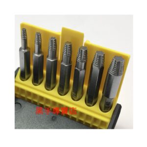 黑手專賣店 附發票 台灣製 ASA 7支組星型螺絲退牙器 星形螺絲退牙器 星型螺絲崩牙救星 星型螺絲取出器