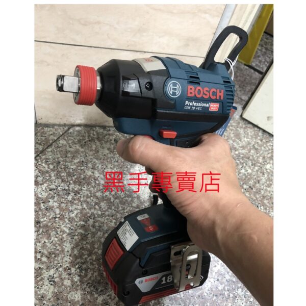 黑手專賣店 附發票 雙4.0AH電池 德國BOSCH GDX18V-EC 二用型無刷鋰電衝擊起子+電動板手機