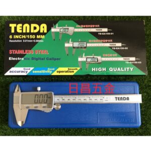 含發票雙核心快顯型 TENDA TD-EA150-02 超大字體15mm 超大螢幕電子游標卡尺 6吋電子卡尺6"卡尺