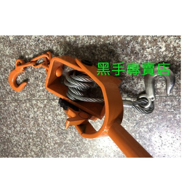 黑手專賣店 附發票 台灣製 荷重1噸 簡易式拉線機 卡車拉線機 卡車拉線器綑綁貨物 鋼索猴 拉線機 簡易式吊車