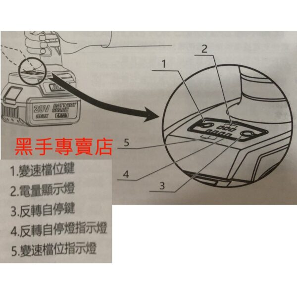 黑手專賣店 附發票 可通用牧田18V電池 OUBAO 歐堡 OB806Z 20V無刷衝擊起子機 無刷電動起子機