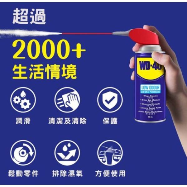 日昌五金 附發票 微氣味 沽溜沽溜 300ml WD-40 二合一噴嘴 防鏽油 WD40 除銹 潤滑 清潔