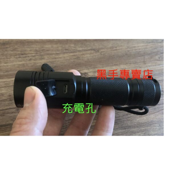 黑手專賣店 附發票 USB充電式 新型LED晶片 CREE XHP-50 名匠 LED充電式手電筒 LED手電筒