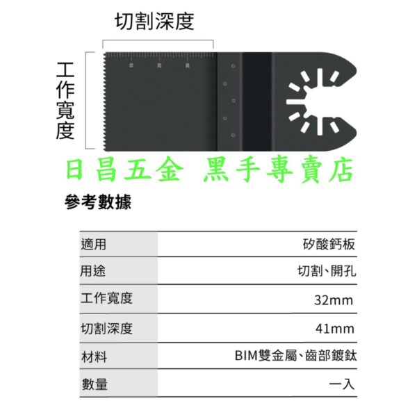黑手專賣店 附發票 齒部鍍鈦 六倍耐用 木+釘+矽酸鈣板專用刀 日本星 SJ-32T 磨切機鋸片 磨切機刀片 磨切片