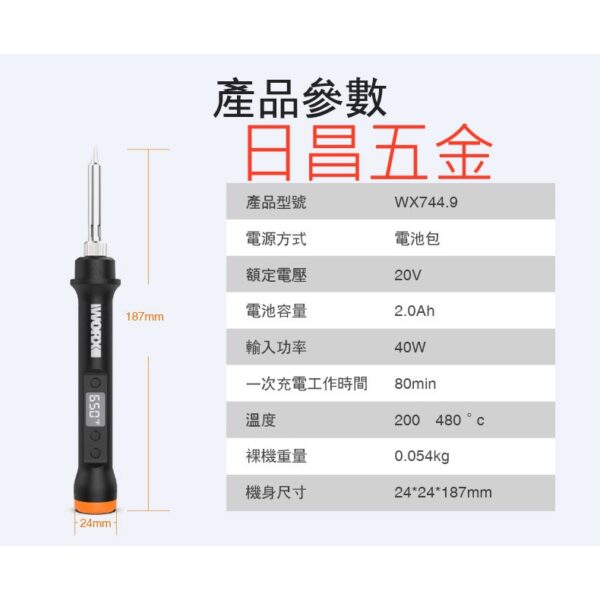 日昌五金 附發票 多贈夾頭 WORX 威克士 makerX WX995 造物者四機組 電磨筆 迷你噴槍 熱風槍 電烙鐵