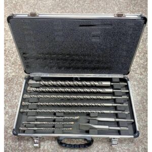 黑手專賣店 附發票 十支組四溝鑽頭組 免出力鑽頭10件組 衝擊鑽頭 四溝水泥鑽頭組 免出力四溝鎚鑽鑽尾 4溝鑽頭組