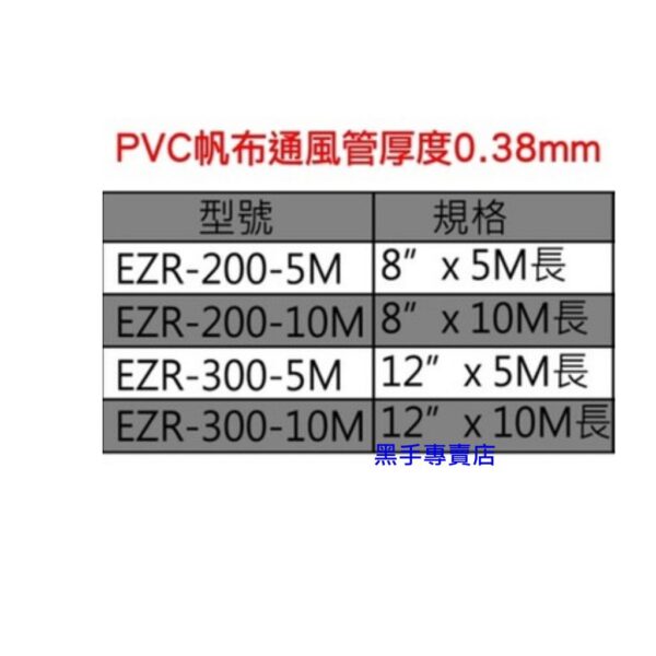 黑手專賣店 附發票 黑馬牌 鼓風機風管 四種尺寸