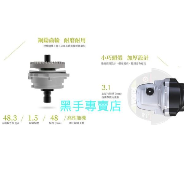 日昌五金 含稅 WORX威克士 附把手 WU800A 砂輪機 TS認證 磨切 研磨 角磨機 100MM 720W 細手