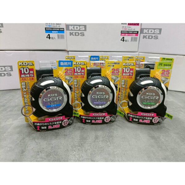 日昌五金 附發票 日本正公司貨 KDS 專賣店 帶磁扣 尼龍雙面 捲尺 幅25MM 公分 台尺 魯班尺 GGR 系列