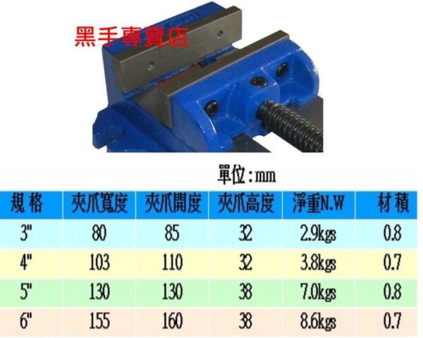 黑手專賣店 附發票 尺寸齊全 台灣製造 鑽床虎鉗 SKC-307A 橫萬力 鑽床夾鉗 虎鉗萬力 萬力虎鉗 萬向虎鉗