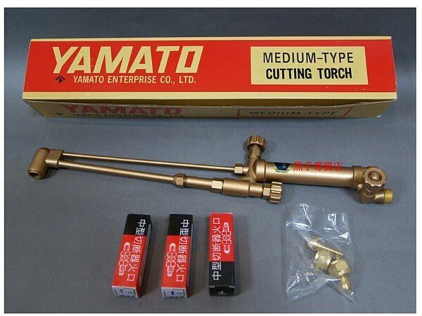 黑手專賣店  附發票日本 YAMATO 中型切斷器 附3顆火口 中切