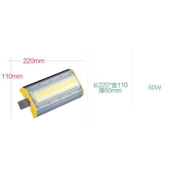 黑手專賣店 附發票 50~300W 高亮度 LED 芯片 COB 全電壓 照明燈 探照燈 廣場燈 戶外防水不銹鋼 結構