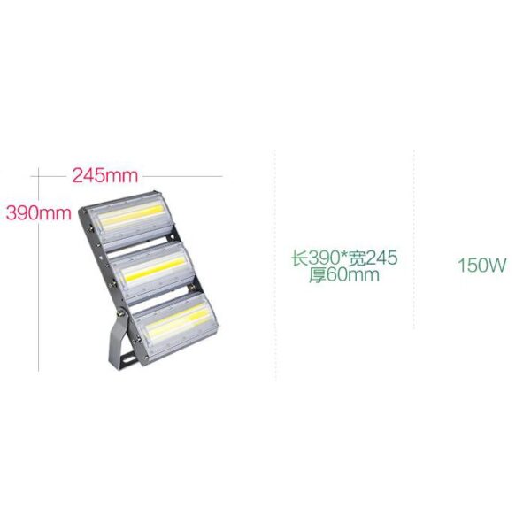 黑手專賣店 附發票 50~300W 高亮度 LED 芯片 COB 全電壓 照明燈 探照燈 廣場燈 戶外防水不銹鋼 結構
