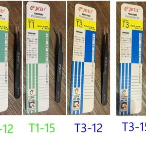 黑手專賣店  附發票T1系列 防磁耐酸防靜電不鏽鋼彎頭鑷子 尖頭鑷子 防靜電夾子 萬用夾 精工鑷子 精密夾子 小夾子