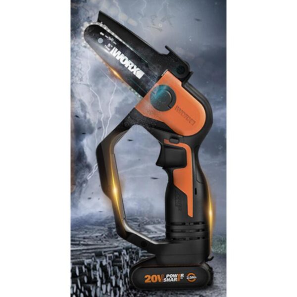 黑手專賣店 附發票 WORX 威克士 鋰電鏈鋸 WORX WG324E 家用小型迷你手持電鋸 充電式鏈鋸