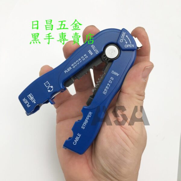 黑手專賣店 附發票 台灣製ASA CS-115 多功能剝線鉗 省力剝線器 剝電纜絕緣皮電線皮快速電纜剝皮刀剪線鉗 撥線鉗