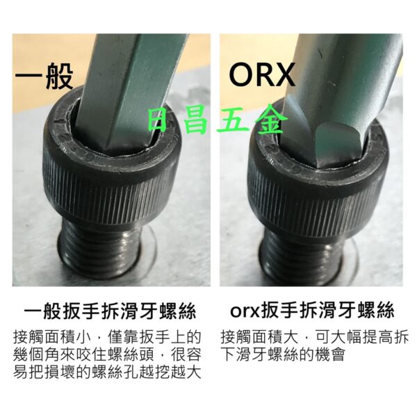 日昌五金 附發票 ORX HK1510 螺絲崩牙救星 螺旋六角板手組 球型內六角板手 螺絲退牙板手 滑牙螺絲取出器