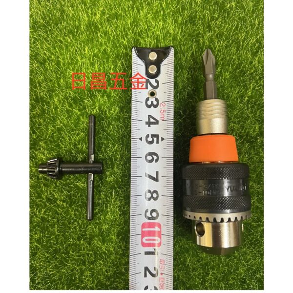 日昌五金 附發票日本安耐適 ANEX AKL-250E 1.5~10mm 三分夾頭 6.35MM起子頭柄轉夾頭 電鑽夾頭