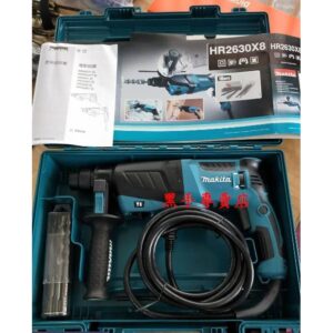 黑手專賣店 附發票原廠公司貨 Makita 電動鎚鑽 HR2630X8 三用型 免出力電動鎚鑽 (四溝) 三用型電動鎚鑽