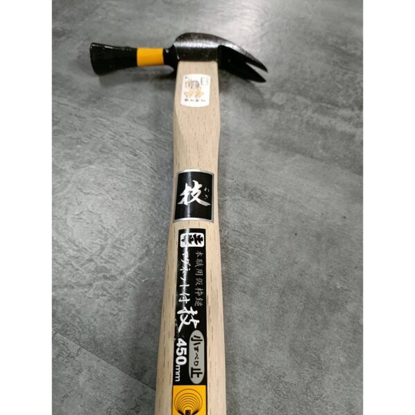 日昌五金附發票 日本製 公司貨 土牛 DOGYU 技 附磁鐵 木柄鐵鎚 小板模鎚 鐵槌 土水  長度450mm（小 )