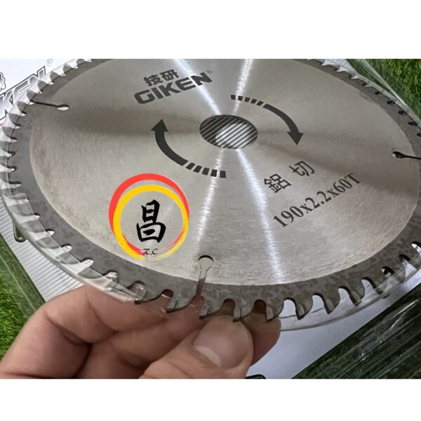 日昌五金 附發票 技研 北海道 190*2.2*60T 鋁切鋸片切鋁鋸片 切鋁切斷片 鋁用鋸片 鋁用切片