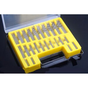 黑手專賣店 附發票 HSS 150PC 小麻花鑽 塑膠盒裝 0.4mm—3.2mm 迷你鑽尾 小鑽頭
