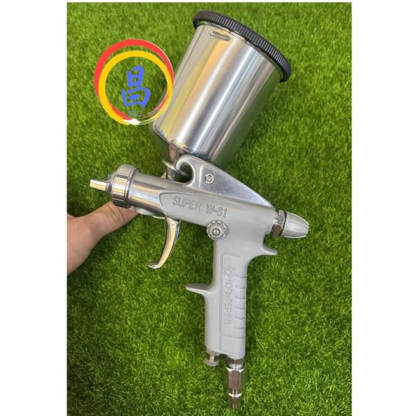日昌五金 附發票 專業級 止漏性佳.耐磨抗壓壓力桶可用 台灣 HOPE W-61G 1.5mm 400cc氣動噴漆槍