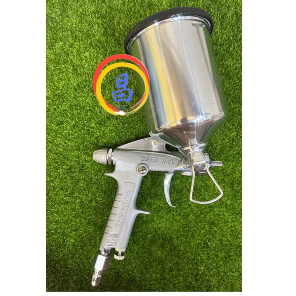日昌五金 附發票 專業級 止漏性佳.耐磨抗壓壓力桶可用 台灣 HOPE W-61G 1.5mm 400cc氣動噴漆槍