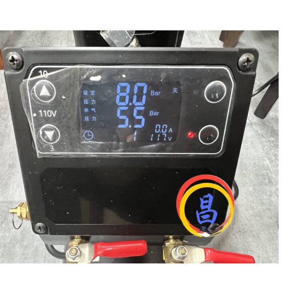 日昌五金 附發票 新型智能面板可調整風壓大小 KOMOTA 2.5HP10L無油空壓機 無油風車 無油靜音空壓機靜音風車