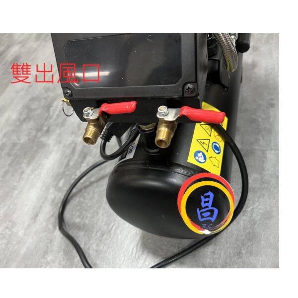 日昌五金 附發票 新型智能面板可調整風壓大小 KOMOTA 2.5HP10L無油空壓機 無油風車 無油靜音空壓機靜音風車