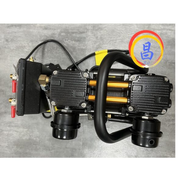 日昌五金 附發票 新型智能面板可調整風壓大小 KOMOTA 2.5HP10L無油空壓機 無油風車 無油靜音空壓機靜音風車