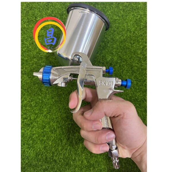日昌五金 附發票 高霧化噴漆槍 台灣SK品牌 SK101 1.5mm 400cc氣動噴漆槍 油漆噴漆槍 W101可參考