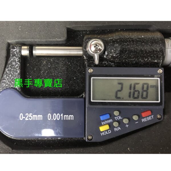 黑手專賣店 附發票數顯+刻度二用型 0~25mm 電子精密外徑分厘卡尺 千分尺 電子分厘卡尺 游標卡尺