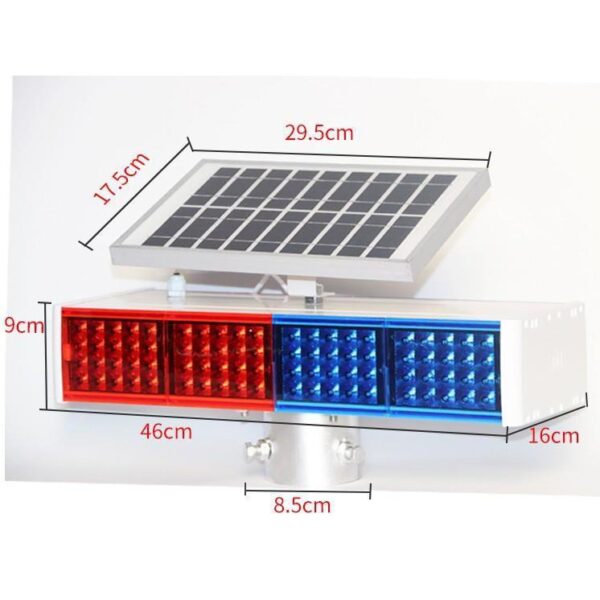 黑手專賣店 附發票附腳架可調整高低 太陽能爆閃燈 道路LED施工燈 雙面路障安全警示燈 交通警示燈 LED爆閃燈