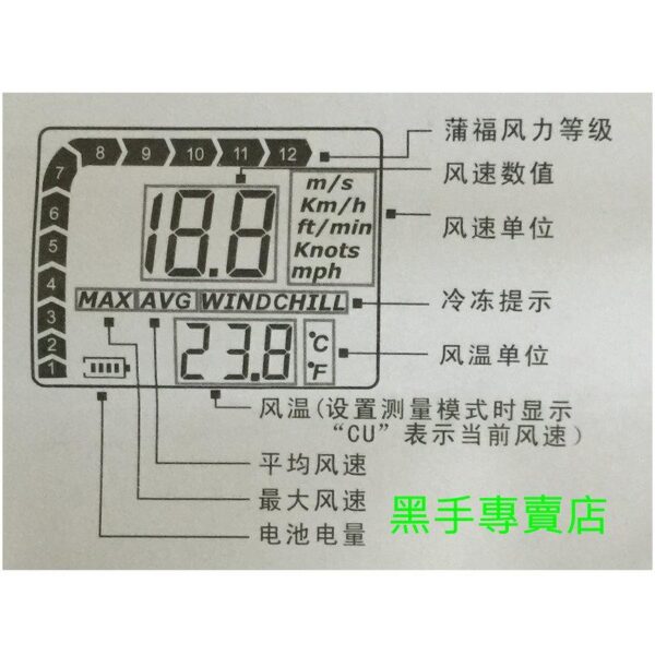 黑手專賣店 附發票 暢銷品牌 可測風速與風溫 GM816 袖珍型風速計 掌上型風速計 風速儀 風溫度計 氣象觀測儀器