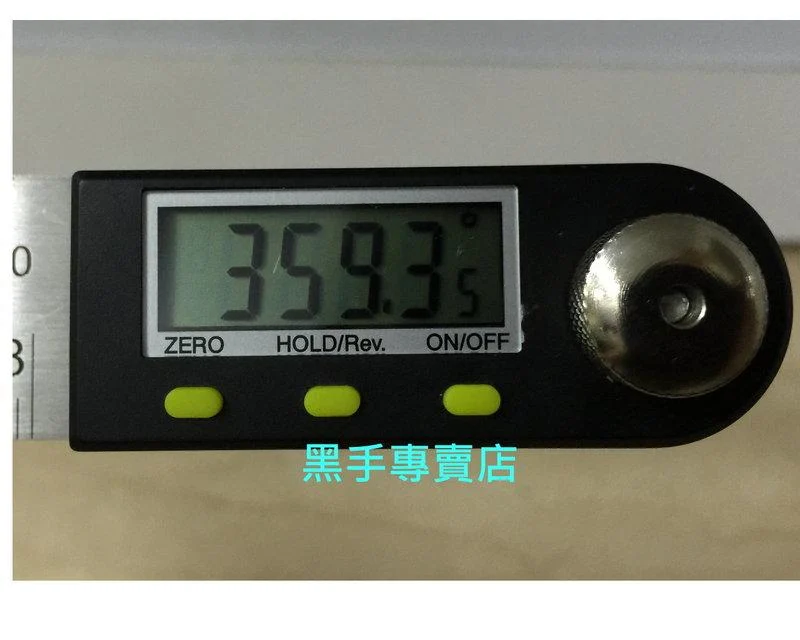 黑手專賣店 附發票0~360度 200mm 電子角度器 角度測量器 角度尺 角度量測器 角度規 角度量規 數位角度尺:圖片 2