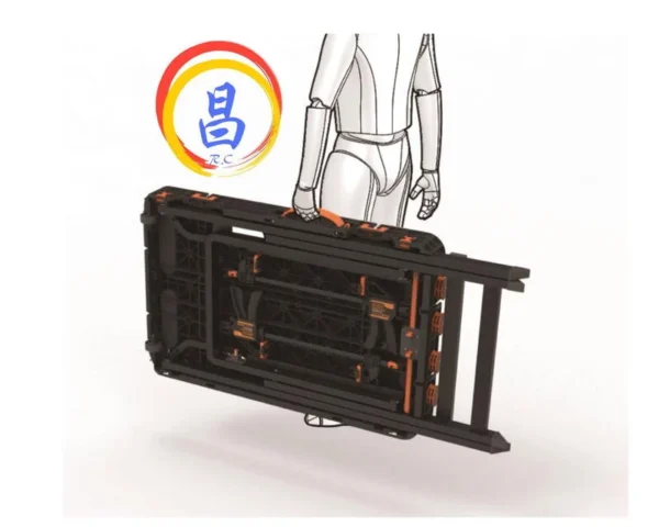 日昌五金 附發票TACTIX TX-6160 多功能攜帶型附輪工作桌 耐重350Kg F夾工作桌 工作台 木工台 木工桌：圖片 4