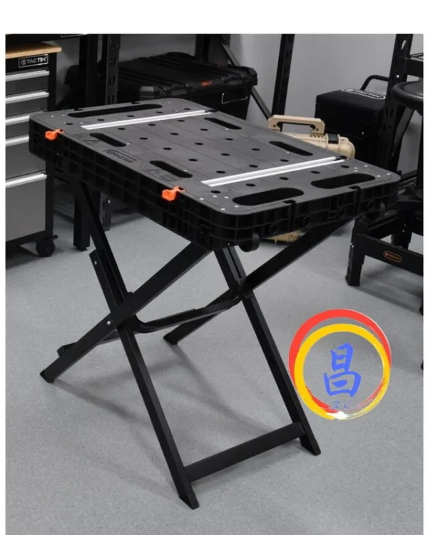 日昌五金 附發票TACTIX TX-6160 多功能攜帶型附輪工作桌 耐重350Kg F夾工作桌 工作台 木工台 木工桌：圖片 5