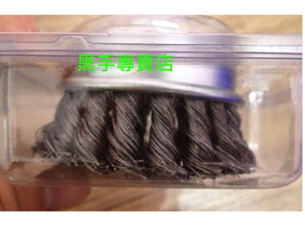 黑手專賣店 附發票黑熊牌 3吋扭股鋼絲輪 M10X1.5BRUSH 德國設備技術製 砂輪機用 3"扭股鋼絲輪 碗公輪：圖片 3