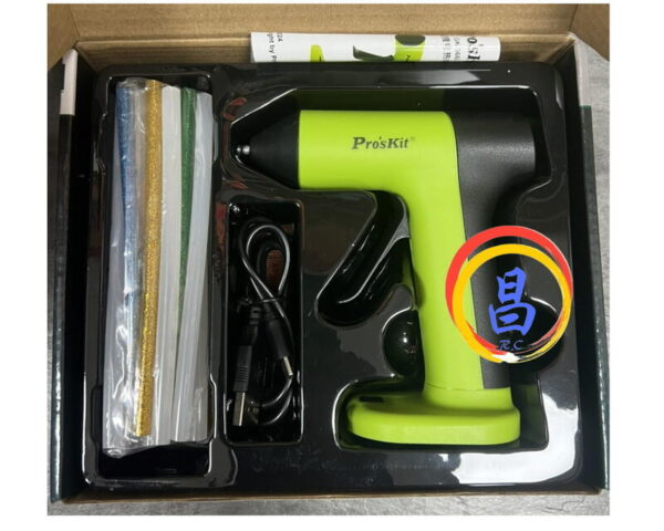 日昌五金 附發票 Pro'sKit台灣寶工 GK-366U 無線鋰電熱熔膠槍 熱熔槍 熱膠槍 適用小熱熔膠條-細Ø7mm：圖片 3