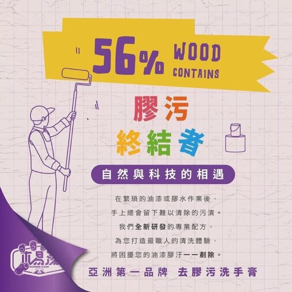 日昌 含稅 木易潔 油漆洗手膏 去油污 膠污 膠水 矽利康 油性漆 環保 護手配方 AB膠 塑膠油 環氧樹脂 職人專用：圖片 4