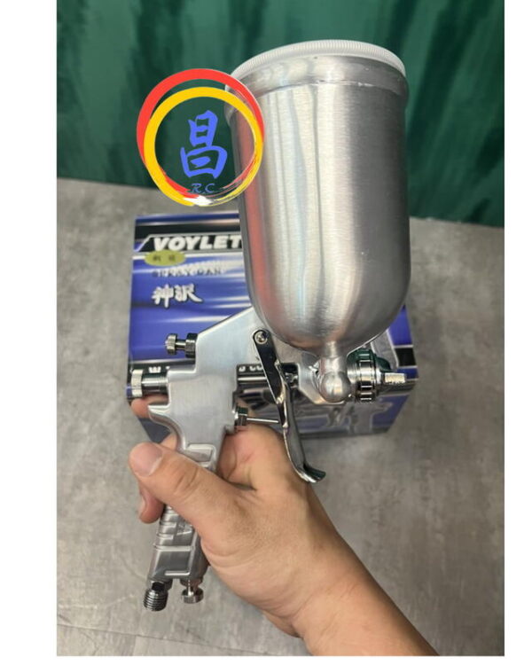 日昌五金 附發票 VOYLET 1.5mm銅頭噴嘴 400CC噴漆槍 400CC氣動噴漆槍 上吸式噴漆槍：圖片 4