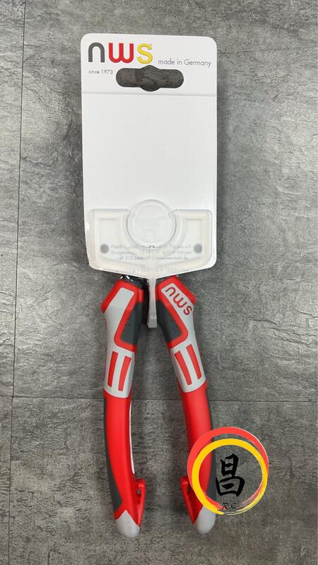 日昌五金 含稅 NWS 德國製 109-69-205 省力 斜口鉗 斜嘴鉗 剪線鉗 鋼絲鉗 3K握把 8英吋斜口鉗:圖片 2