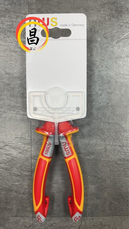 日昌五金 含稅 NWS 德國製 140-49-VDE-205 耐高壓尖嘴鉗 尖嘴鉗:圖片 2