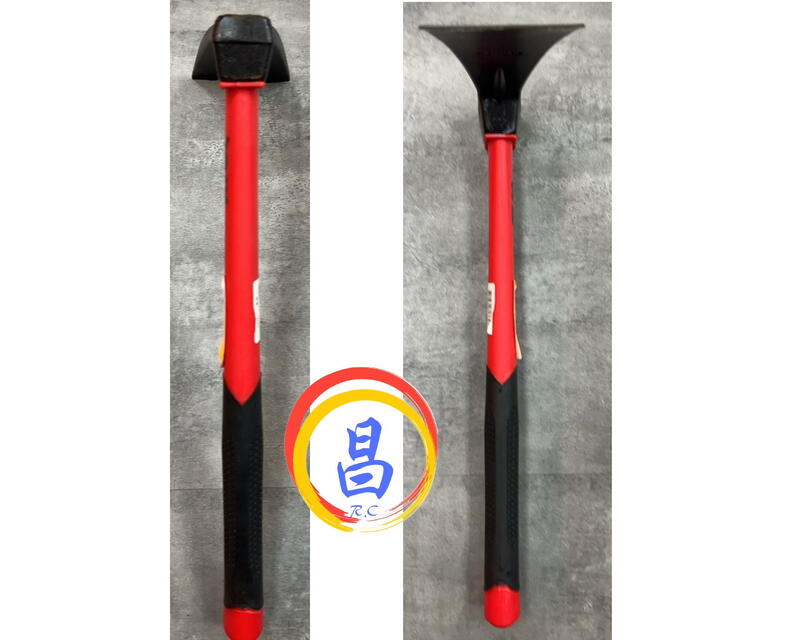 日昌五金 含稅 纖維柄 寬形小鋤頭 三倍耐用 花耙 鏟子 園藝耙 片鍬 職業級 十字鎬 花耙 寬型 園藝鏟 土鏟:圖片 3