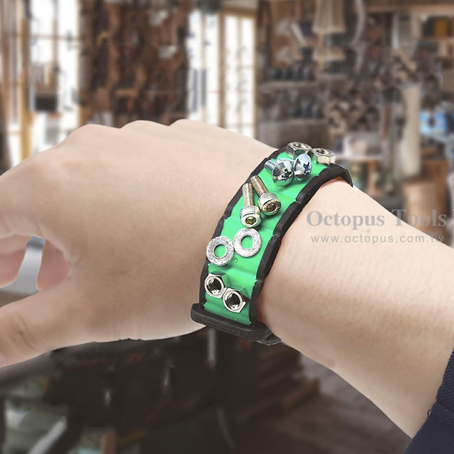 日昌五金 含稅 日本ENGINEER 強力磁性腕帶 工程護腕 吸釘護腕帶 磁性腕帶 收納手腕帶 DR-95 DR-95P:圖片 3