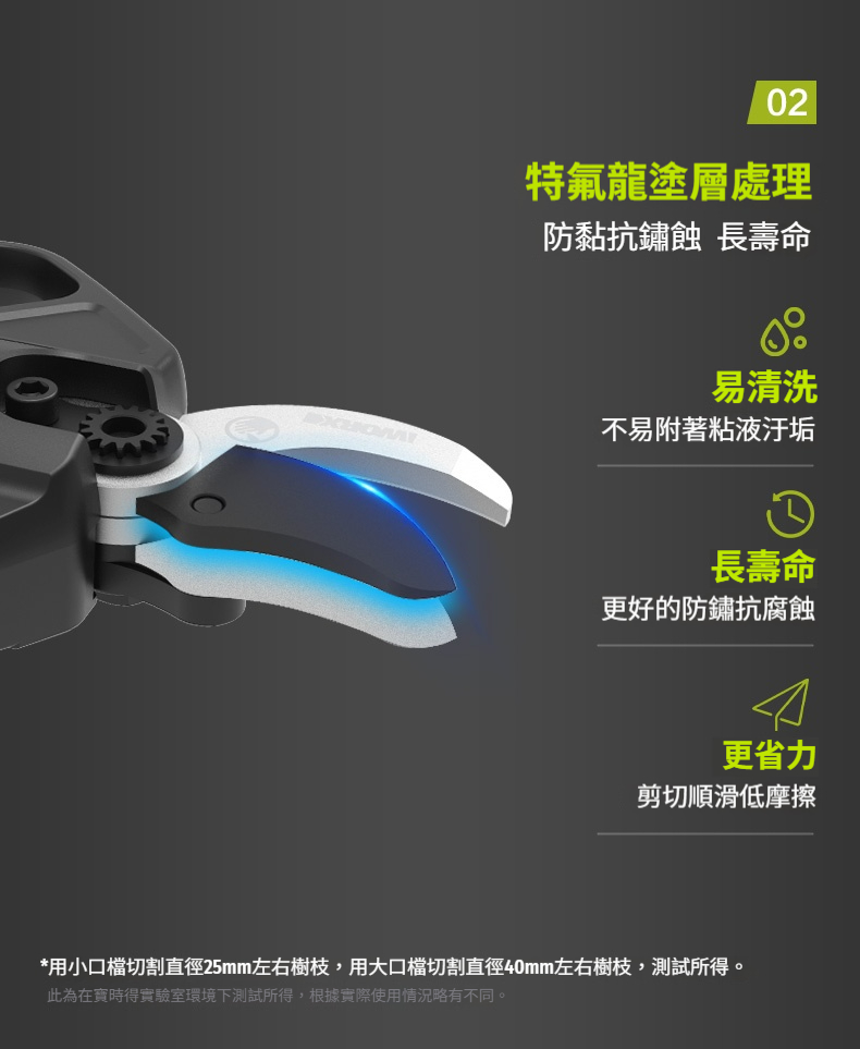 含稅 WORX 威克士 WU571 鋰電修枝剪 20V 電動剪刀 電動剪 修枝剪 樹枝剪 園藝剪刀:圖片 6