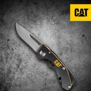日昌五金 含稅 Cat 專業工具 五吋多用途不銹鋼摺疊刀 G10手炳 防身小刀 露營工具 登山折疊刀 980010